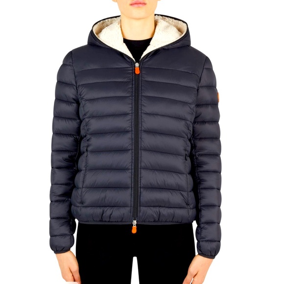 Save the Duck Gwen Quilted Hooded Jacked NWT size L - Picture 2 of 9